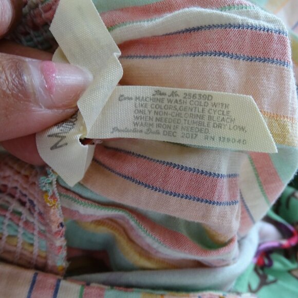 Matilda Jane No Baggage Pastel Striped Maxi Dress Women Size S Easter Spring - Picture 8 of 15